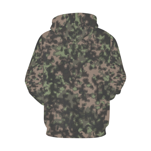 WWII Rauchtarn Spring Camouflage All Over Print Hoodie for Men (USA Size) (Model H13)
