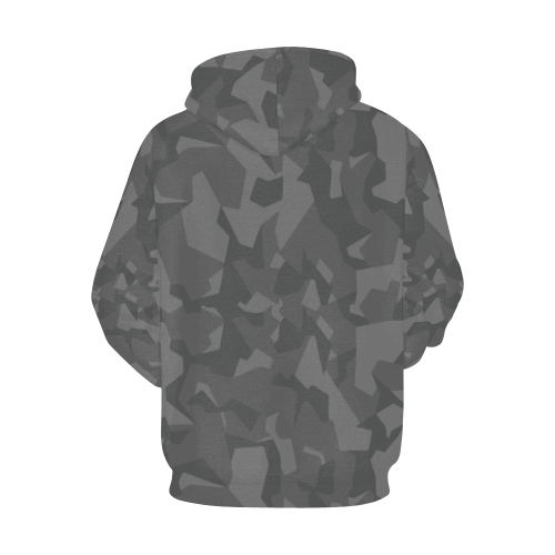 Swedish M90 Night camouflage All Over Print Hoodie for Men (USA Size) (Model H13)