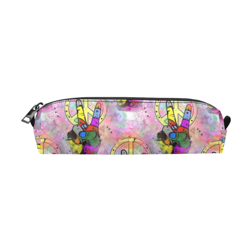 Peace by Nico Bielow Pencil Pouch/Small (Model 1681)