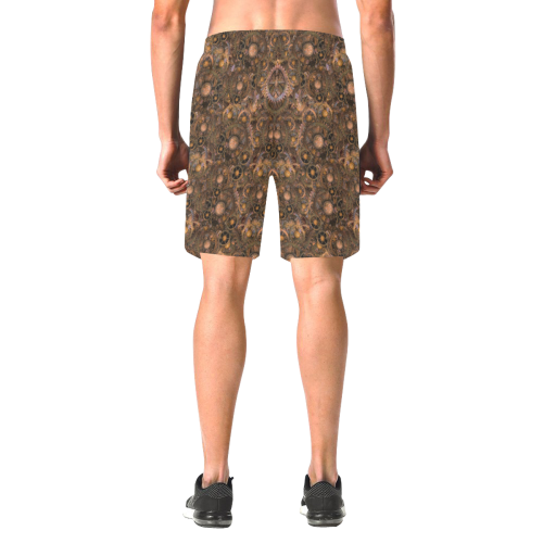 Steampunk Cogs up to 5XL Men's All Over Print Elastic Beach Shorts (Model L20)