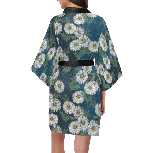 The Lowest of Low Daisies Peacock Kimono Robe