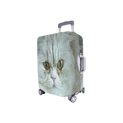 Persian White Cat Luggage Cover/Small 18"-21"