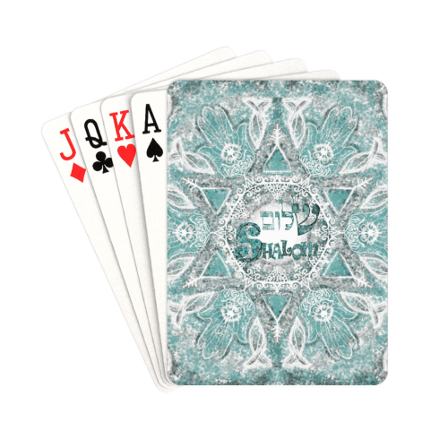 shalom maguen david 7 Playing Cards 2.5"x3.5"