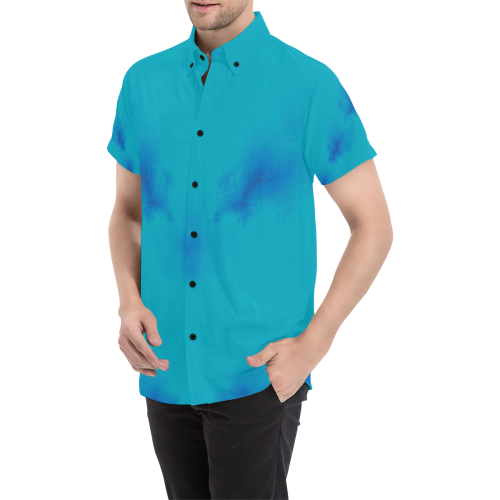 Stain Men's All Over Print Short Sleeve Shirt (Model T53)
