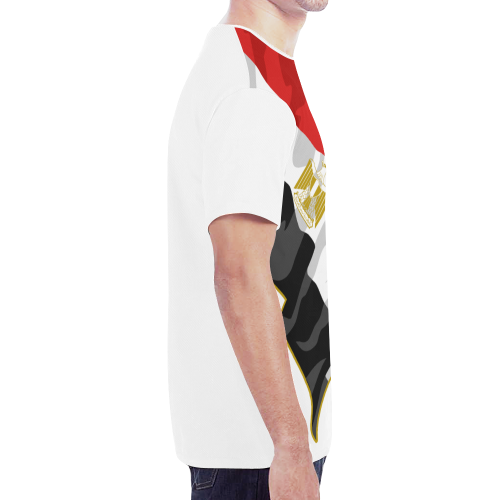 Egypt Men's Classic Flag Tee 2.0 (White) New All Over Print T-shirt for Men (Model T45)