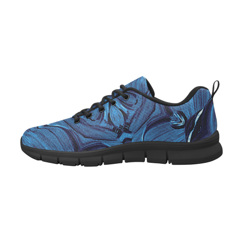 Deep Blue Magic Women's Breathable Running Shoes (Model 055)