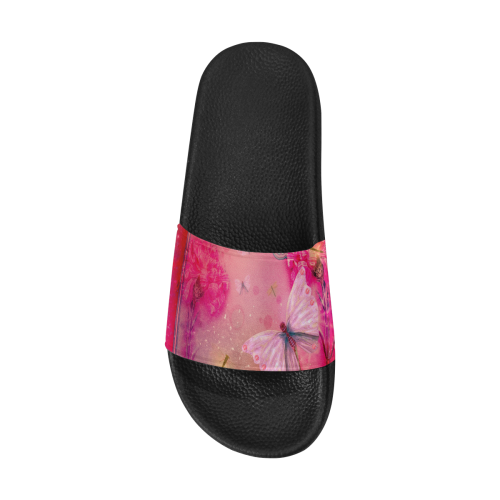 Wonderful butterflies Women's Slide Sandals (Model 057)