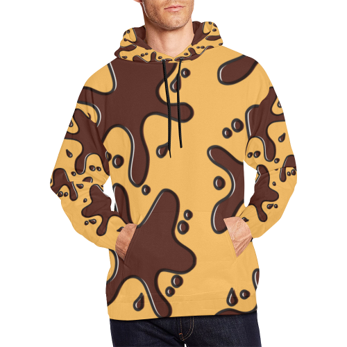 manchas All Over Print Hoodie for Men (USA Size) (Model H13)