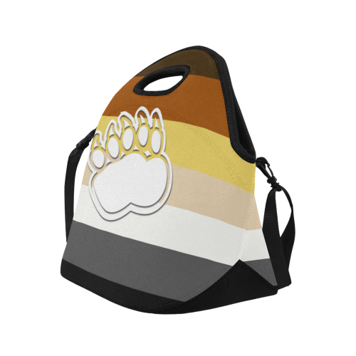 Gay Bear Flag Neoprene Lunch Bag/Large (Model 1669)