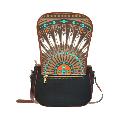 Wacipi Pow Wow Saddle Bag/Small (Model 1649)(Flap Customization)