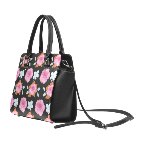 hibiscus classic handbag Classic Shoulder Handbag (Model 1653)