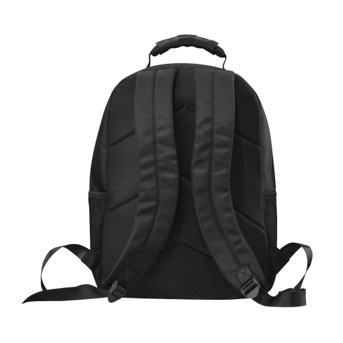Distorted colorful shapes and stripes Unisex Laptop Backpack (Model 1663)