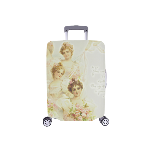 Vintage painting of bridemaids Luggage Cover/Small 18"-21"