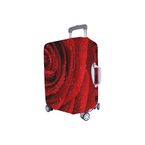Red rosa Luggage Cover/Small 18"-21"