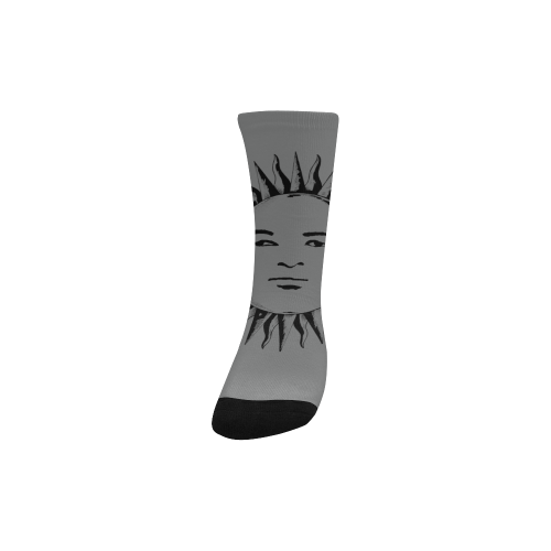 GOD Kids Socks Grey & Black Kids' Custom Socks