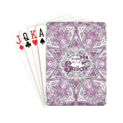 shalom maguen david 8 Playing Cards 2.5"x3.5"