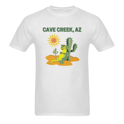 Cave Creek, Arizona Men's T-Shirt in USA Size (Two Sides Printing)