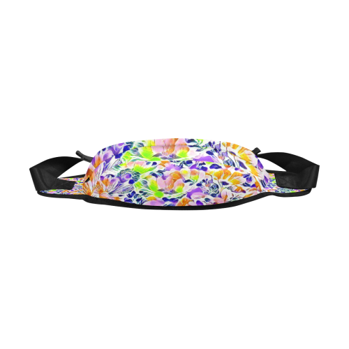 Floral Summer Greetings 1B  by JamColors Fanny Pack/Large (Model 1676)