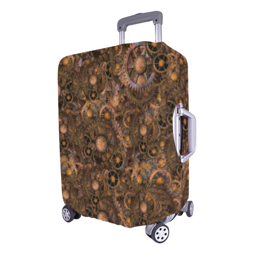 Steampunk Cogs Luggage Cover/Large 26"-28"