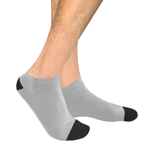 color dark grey Men's Ankle Socks