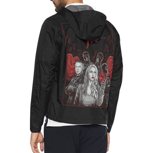 Red Queen Band Unisex All Over Print Windbreaker (Model H23)