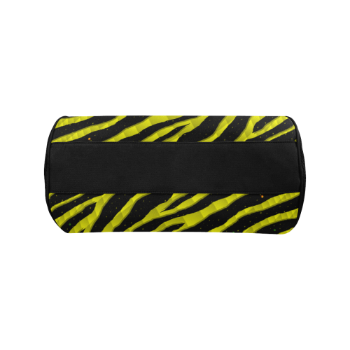 Ripped SpaceTime Stripes - Yellow Duffle Bag (Model 1679)