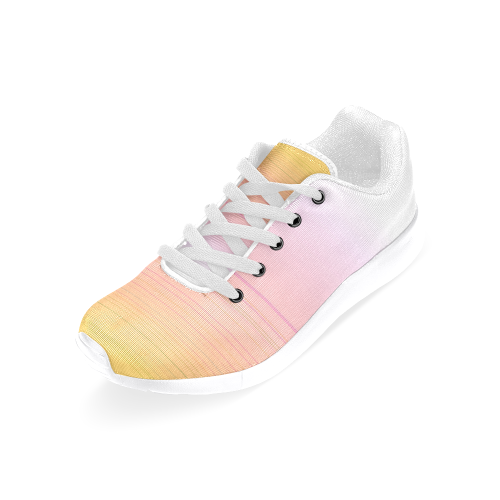 Design shoes, Lemons gold pink Women’s Running Shoes (Model 020)