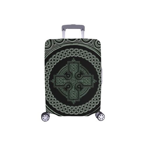 Awesome Celtic Cross Luggage Cover/Small 18"-21"