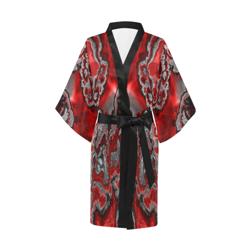 awesome fractal marbled 07 Kimono Robe