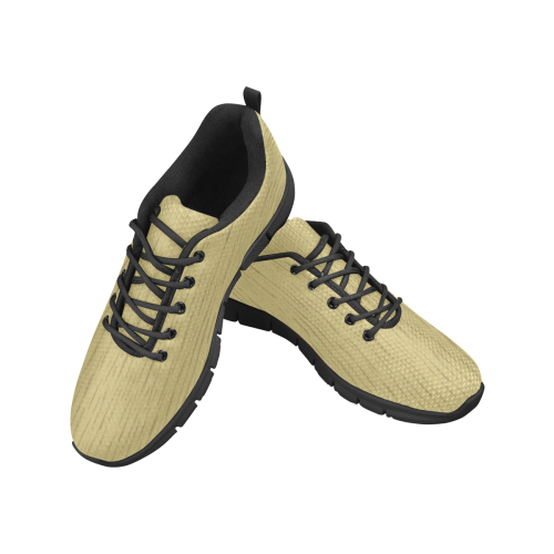 Dark Golden Wall Women's Breathable Running Shoes (Model 055)