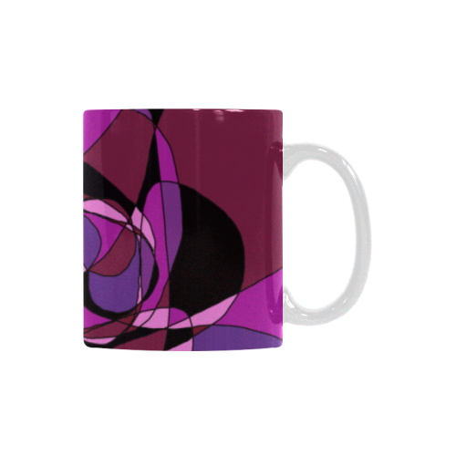 Abstract Design #6 Custom White Mug (11OZ)