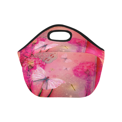 Wonderful butterflies Neoprene Lunch Bag/Small (Model 1669)