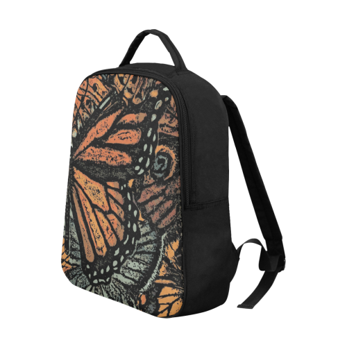 Monarch Collage Popular Fabric Backpack (Model 1683)