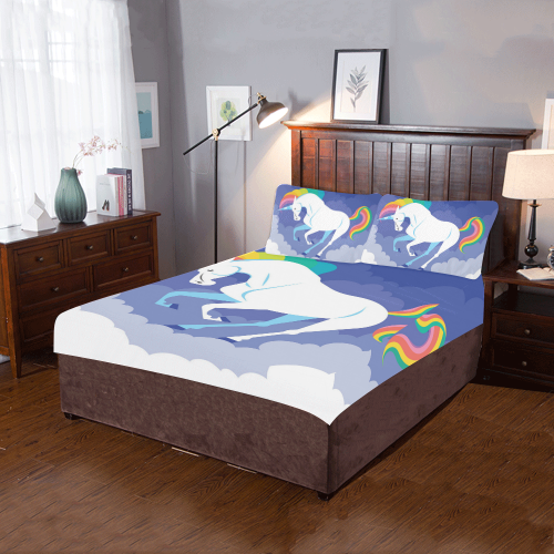 Unicorn 3-Piece Bedding Set