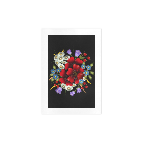 Bouquet Of Flowers Art Print 7‘’x10‘’