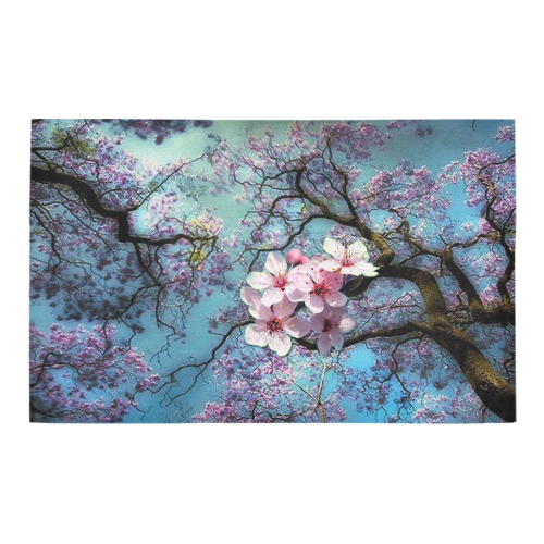 Cherry blossomL Bath Rug 20''x 32''