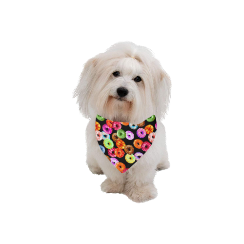 Colorful Yummy DONUTS pattern Pet Dog Bandana/Large Size