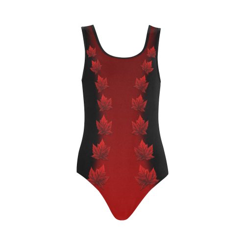 Canada Swimsuit Canada Team Swimwear Vest One Piece Swimsuit (Model S04)