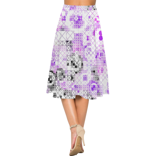 funny mix of shapes  by JamColors Aoede Crepe Skirt (Model D16)