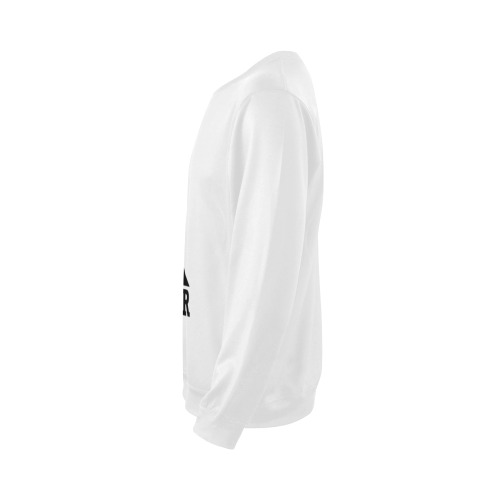 Crewneck Sweatshirt for Men (Black & White) All Over Print Crewneck Sweatshirt for Men (Model H18)