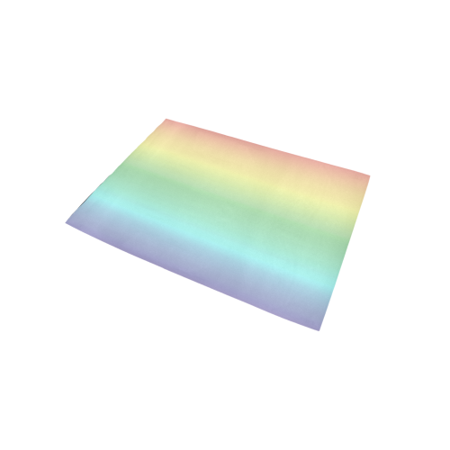 Pastel Rainbow Area Rug 5'x3'3''