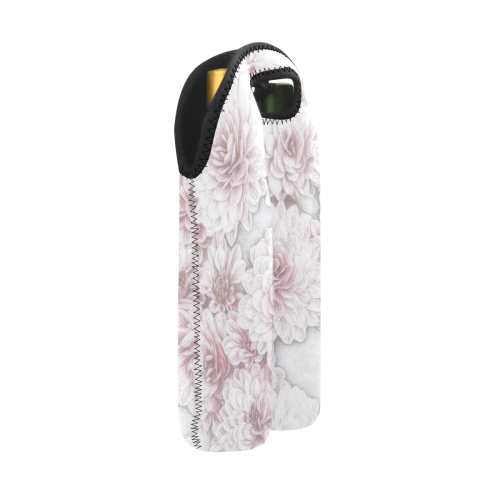 Delicate floral 318 by JamColors 2-Bottle Neoprene Wine Bag