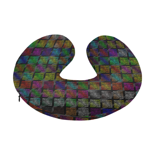 Ripped SpaceTime Stripes Collection U-Shape Travel Pillow