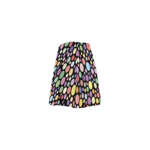 Colorful dot pattern Mini Skating Skirt (Model D36)