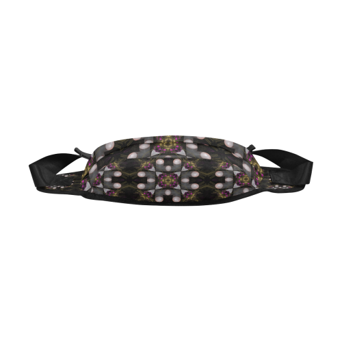 pearls and garnets pattern fanny pack Fanny Pack/Large (Model 1676)