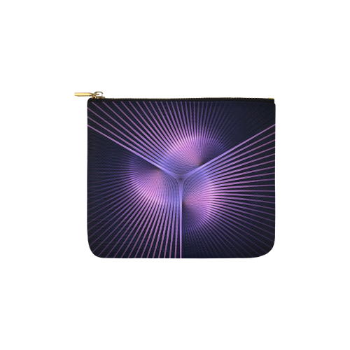 Purple Rays Carry-All Pouch 6''x5''