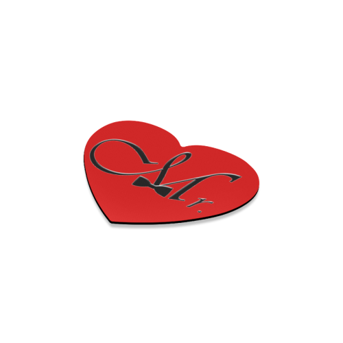 For the Mister (Mr.) / Red Heart Coaster