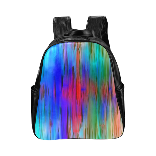 noisy gradient 1 by JamColors Multi-Pockets Backpack (Model 1636)