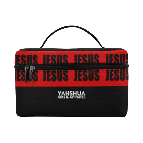 JESUS RED Cosmetic Bag/Large (Model 1658)
