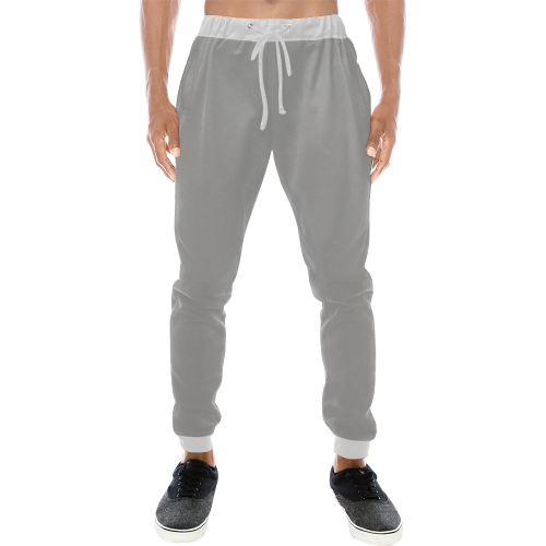 color dark grey Men's All Over Print Sweatpants (Model L11)